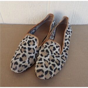 STUBBS & WOOTTON Needlepoint Slipper Shoes Size 9